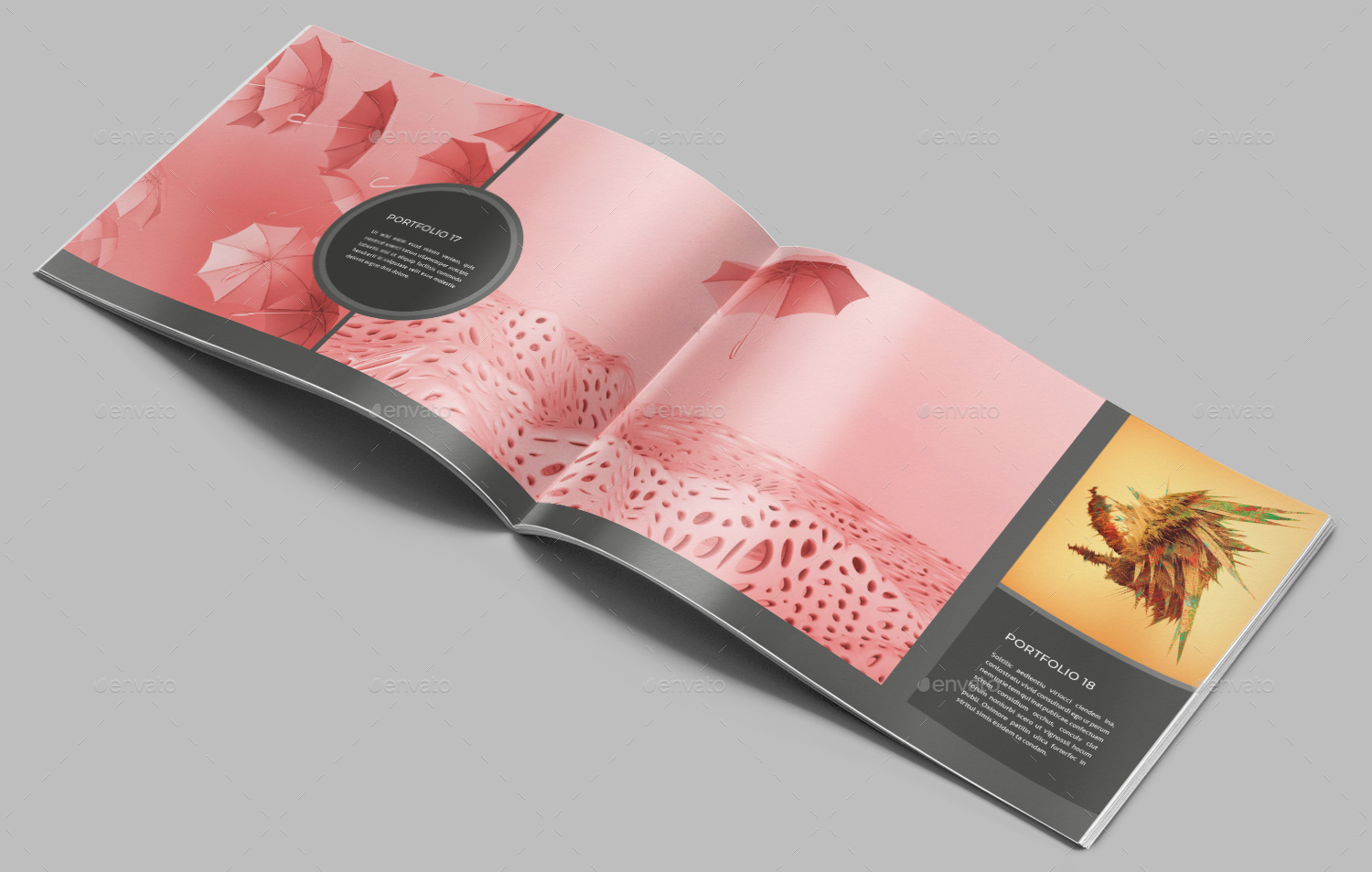 Book Portfolio, Print Templates GraphicRiver